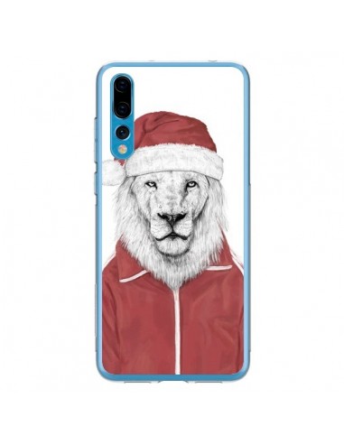 Coque Huawei P20 Pro Santa Lion Père Noel - Balazs Solti