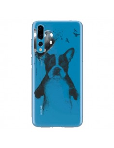 Coque Huawei P20 Pro Love Bulldog Dog Chien Transparente...
