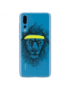 Coque Huawei P20 Pro Hipster Lion Transparente - Balazs...