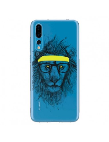 Coque Huawei P20 Pro Hipster Lion Transparente - Balazs Solti