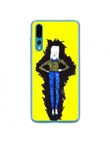 Coque Huawei P20 Pro Julie Femme Fashion Mode Jaune - Cécile