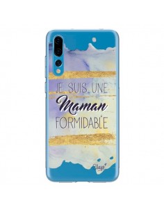 Coque Huawei P20 Pro Je suis une Maman Formidable Violet...