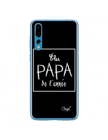 Coque Huawei P20 Pro Elu Papa de l'Année Noir - Chapo