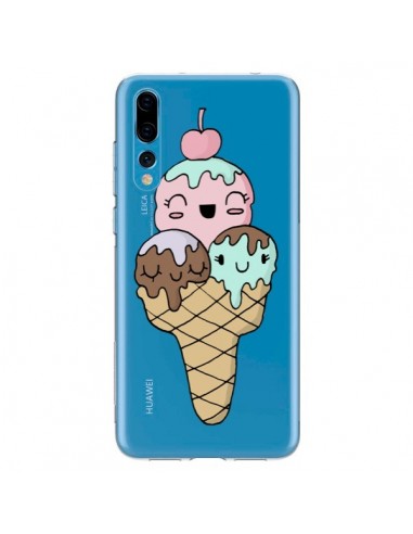 Coque Huawei P20 Pro Ice Cream Glace Summer Ete Cerise Transparente - Claudia Ramos