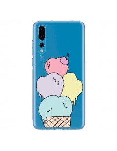Coque Huawei P20 Pro Ice Cream Glace Summer Ete Coeur...