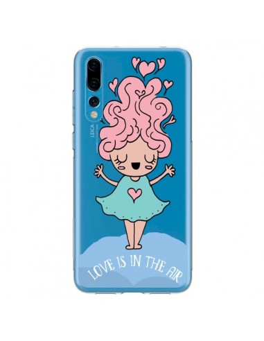 Coque Huawei P20 Pro Love Is In The Air Fillette Transparente - Claudia Ramos