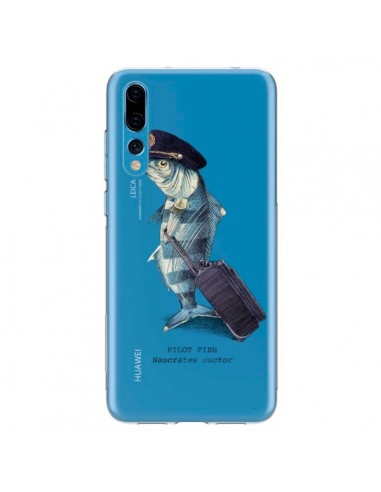 Coque Huawei P20 Pro Pilot Fish Poisson Pilote Transparente - Eric Fan