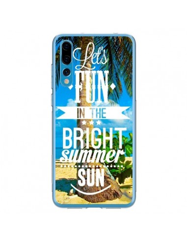 Coque Huawei P20 Pro Fun Summer Sun _té - Eleaxart