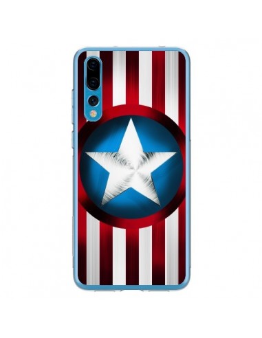 Coque Huawei P20 Pro Captain America Great Defender - Eleaxart