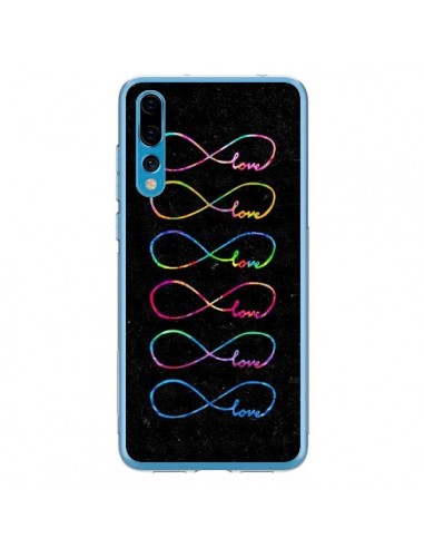 Coque Huawei P20 Pro Love Forever Infini Noir - Eleaxart