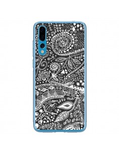 Coque Huawei P20 Pro Azteque Noir et Blanc - Eleaxart