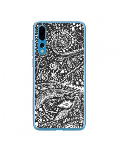 Coque Huawei P20 Pro Azteque Noir et Blanc - Eleaxart