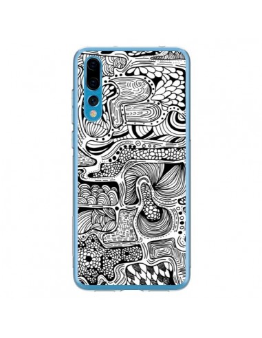 Coque Huawei P20 Pro Reflejo Reflet Noir et Blanc - Eleaxart