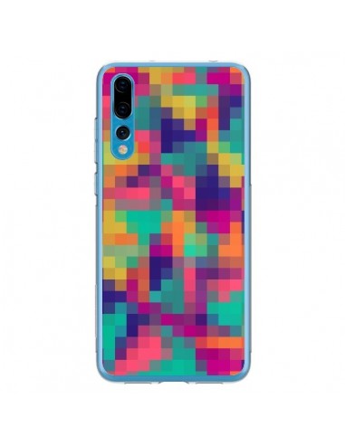 Coque Huawei P20 Pro Exotic Mosaic Pixels Azteque - Eleaxart