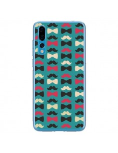 Coque Huawei P20 Pro Hipster Moustache Noeud Papillon -...