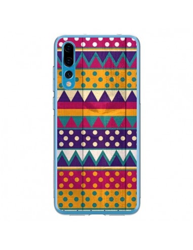 Coque Huawei P20 Pro Mexican Triangle Aztec Azteque - Eleaxart