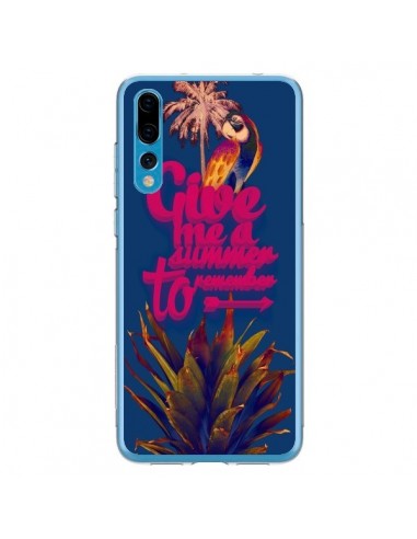 Coque Huawei P20 Pro Give me a summer to remember souvenir paysage - Eleaxart