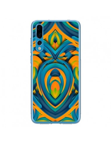 Coque Huawei P20 Pro Cross Heart Azteque Coeur - Eleaxart