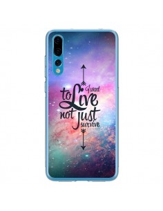 Coque Huawei P20 Pro I want to live Je veux vivre - Eleaxart