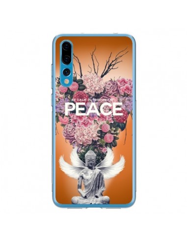 Coque Huawei P20 Pro Peace Fleurs Buddha - Eleaxart