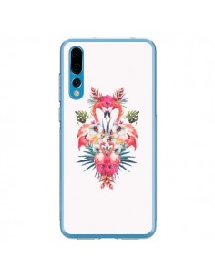 Coque Huawei P20 Pro Tropicales Flamingos Tropical...
