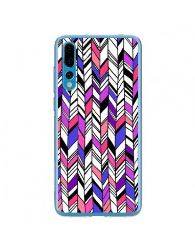 Coque Huawei P20 Pro Graphic Azteque Rose Violet -  Léa Clément