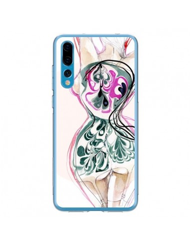 Coque Huawei P20 Pro Femme en fleurs - Elisaveta Stoilova