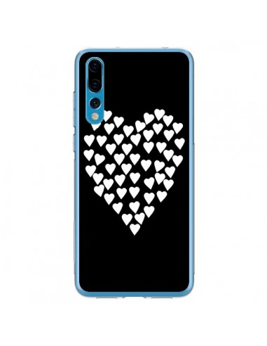 Coque Huawei P20 Pro Coeur en coeurs blancs - Project M