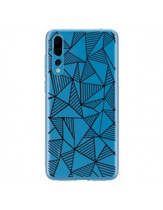 Coque Huawei P20 Pro Lignes Grilles Triangles Grid...
