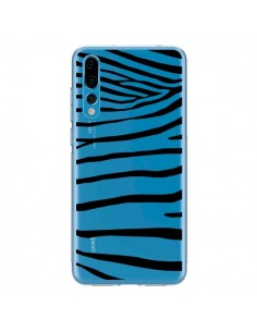 Coque Huawei P20 Pro Zebre Zebra Noir Transparente -...
