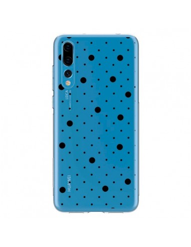 Coque Huawei P20 Pro Point Noir Pin Point Transparente - Project M