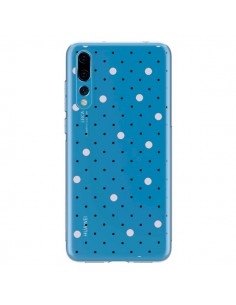 Coque Huawei P20 Pro Point Rose Pin Point Transparente -...