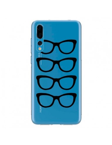 Coque Huawei P20 Pro Sunglasses Lunettes Soleil Noir Transparente - Project M