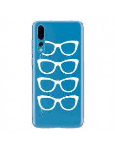 Coque Huawei P20 Pro Sunglasses Lunettes Soleil Blanc...