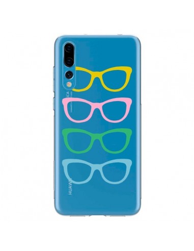 Coque Huawei P20 Pro Sunglasses Lunettes Soleil Couleur Transparente - Project M