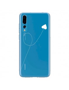 Coque Huawei P20 Pro Travel to your Heart Blanc Voyage...