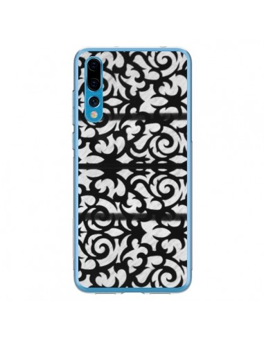 Coque Huawei P20 Pro Abstrait Noir et Blanc - Irene Sneddon