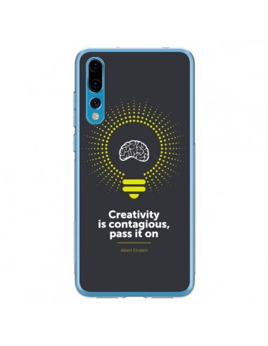 Coque Huawei P20 Pro Creativity is contagious, Einstein - Shop Gasoline