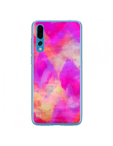 Coque Huawei P20 Pro Coeur Tribal Rose - Ebi Emporium