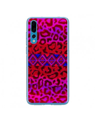 Coque Huawei P20 Pro Tribal Leopard Rouge - Ebi Emporium