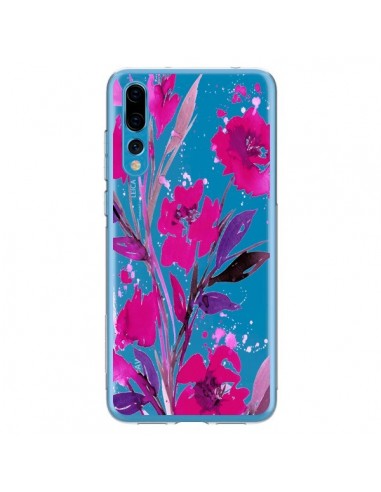 Coque Huawei P20 Pro Roses Fleur Flower Transparente - Ebi Emporium