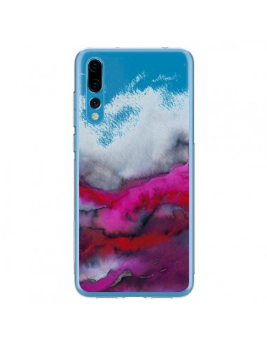 Coque Huawei P20 Pro Winter Waves Vagues Hiver Transparente - Ebi Emporium