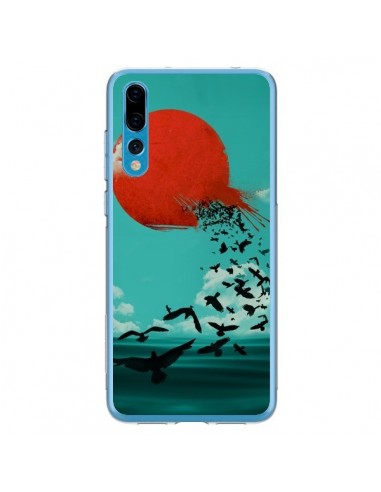 Coque Huawei P20 Pro Soleil Oiseaux Mer - Jay Fleck