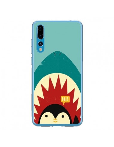 Coque Huawei P20 Pro Pingouin Requin - Jay Fleck