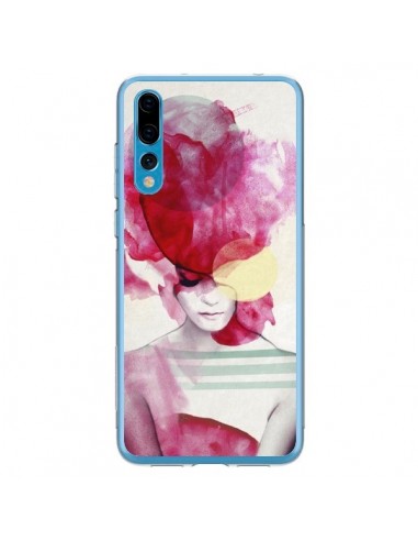 Coque Huawei P20 Pro Bright Pink Portrait Femme - Jenny Liz Rome