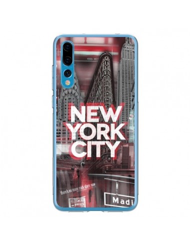 Coque Huawei P20 Pro New York City Rouge - Javier Martinez