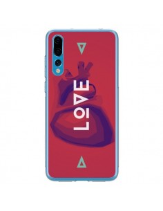 Coque Huawei P20 Pro Love Coeur Triangle Amour - Javier...