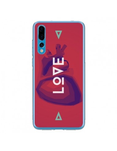 Coque Huawei P20 Pro Love Coeur Triangle Amour - Javier Martinez