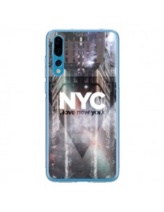 Coque Huawei P20 Pro I Love New York City Violet - Javier...