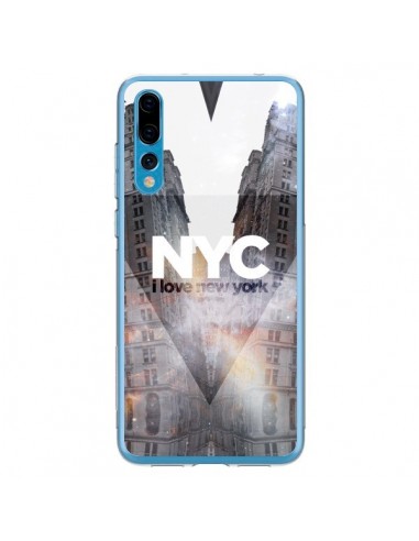 Coque Huawei P20 Pro I Love New York City Orange - Javier Martinez